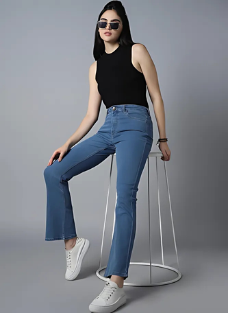 Jeans and Top Set – 1 For Ladies (Best High Quality Jeans)