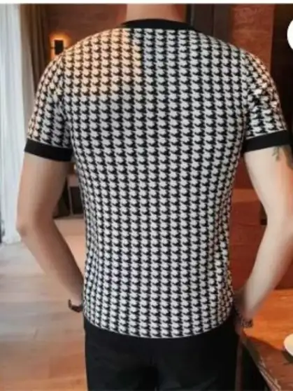 Printed Men Black T-Shirt - Image 2